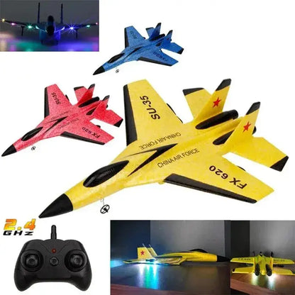 SU35 RC Plane FX620 FX820 2.4G Remote Control Flying Model Glider Airplane Sportsman Specialty Products