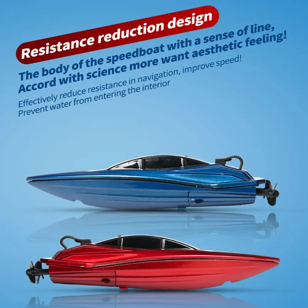 805 Mini RC Boat Radio Remote Controlled One-Button Shift Sportsman Specialty Products