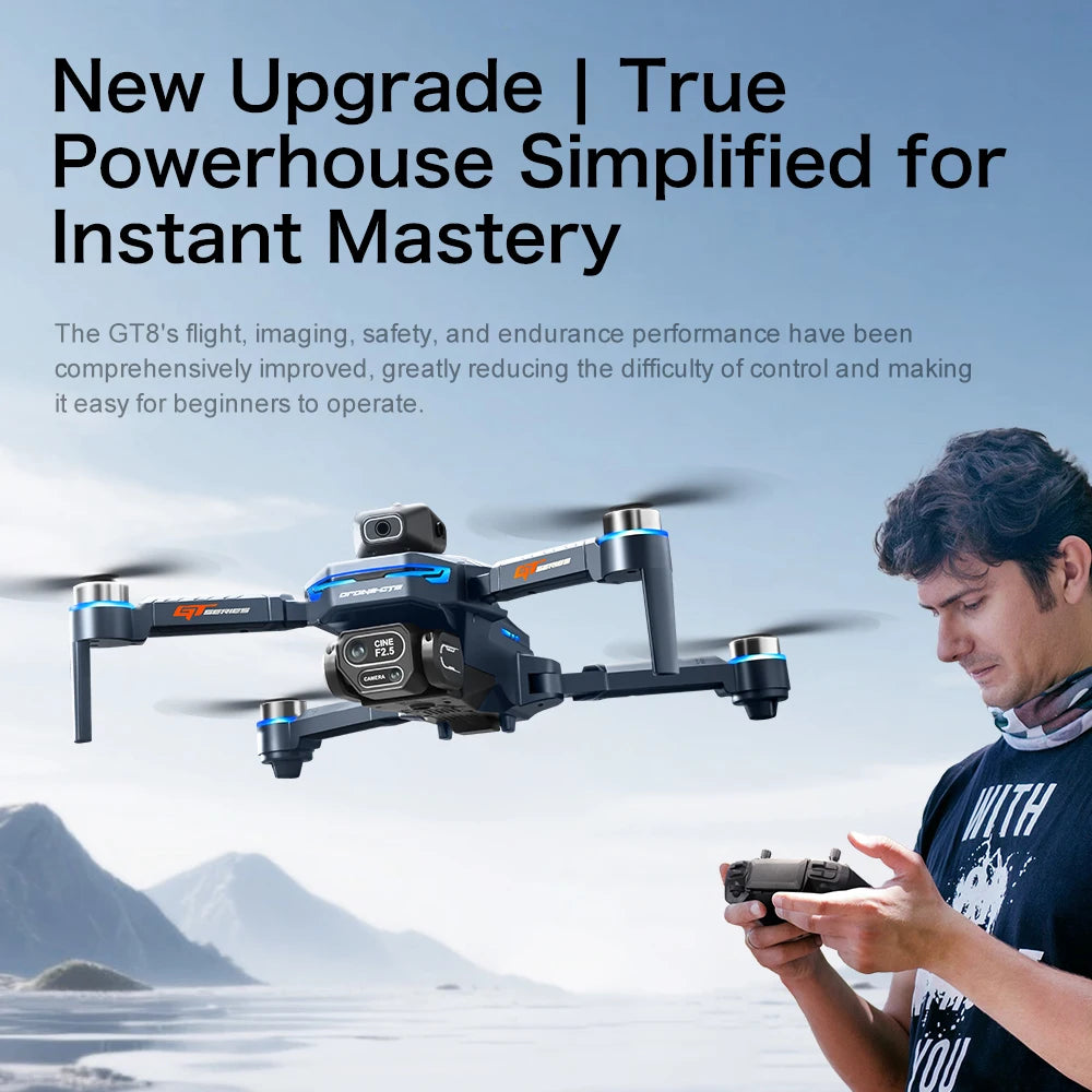Original GT8 drone 8K HD dual camera aerial photography