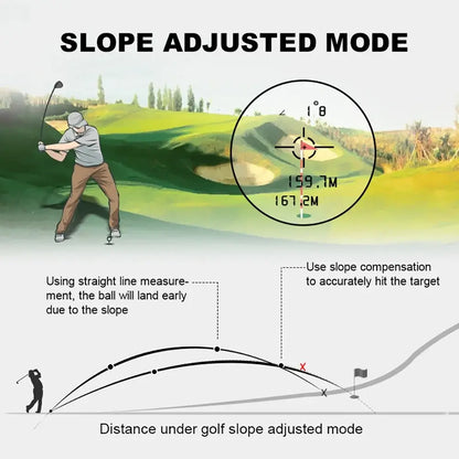 REVASRI 600M/Yard Golf Laser Rangefinder Slope Compensation Sportsman Specialty Products