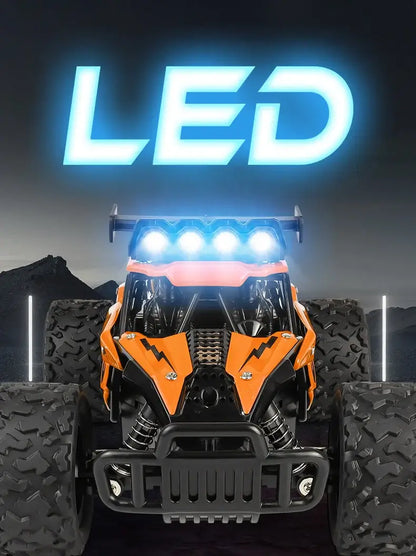 116 RC Car Remote Control Car featuring LED lights and rugged design, perfect for outdoor adventures.