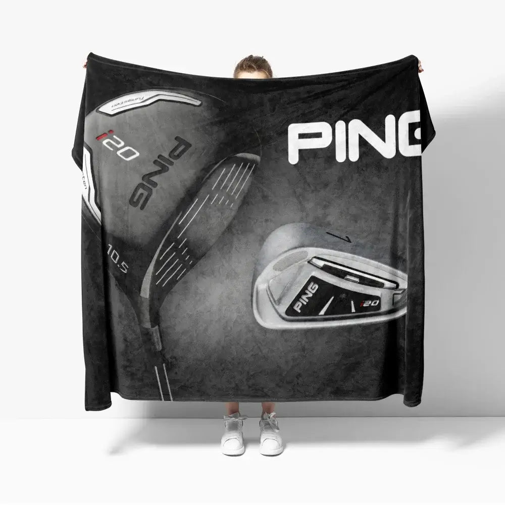 Golf Sport Flannel Blanket Pings Golfs Blanket for Sofa
