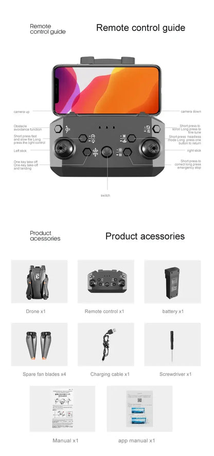 Z908 Pro Max GPS Drone Brushless 8K HD Dual Camera Optical Flow Obstacle Avoidance Sportsman Specialty Products