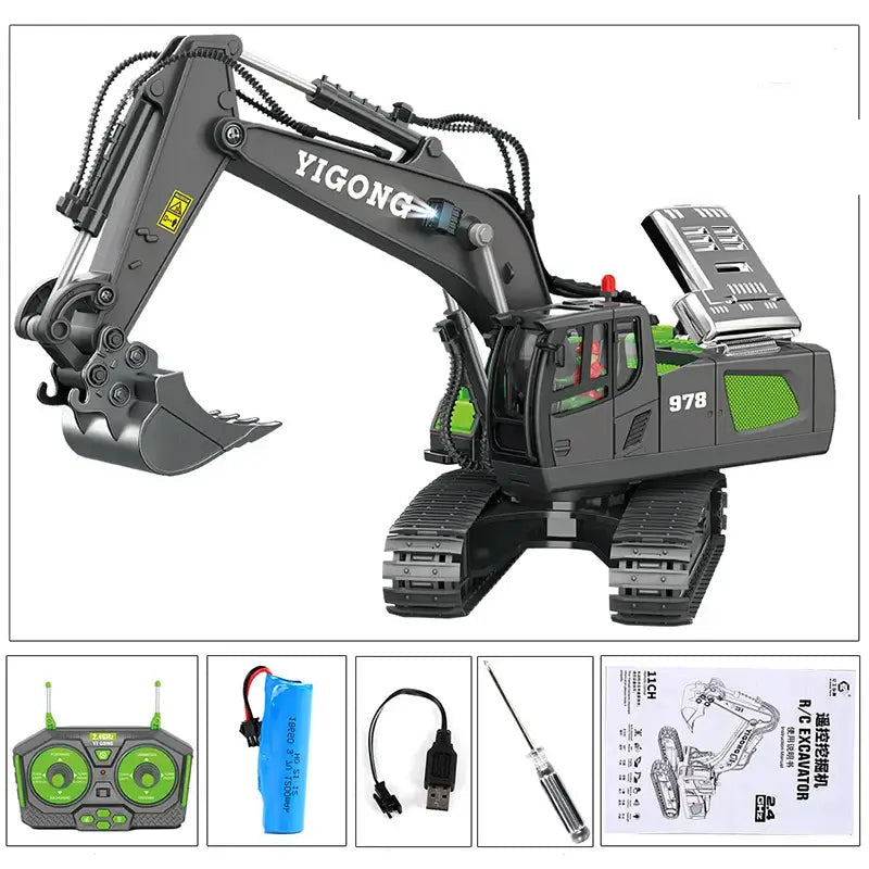 RC Excavator 1:20 Remote Control Truck Sportsman Specialty Products