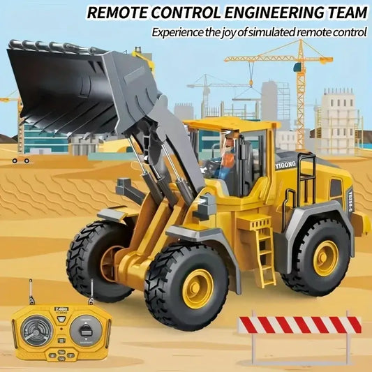 9 Channels Remote Control loader, 2.4Ghz RC Construction Vehicle Truck Sportsman Specialty Products