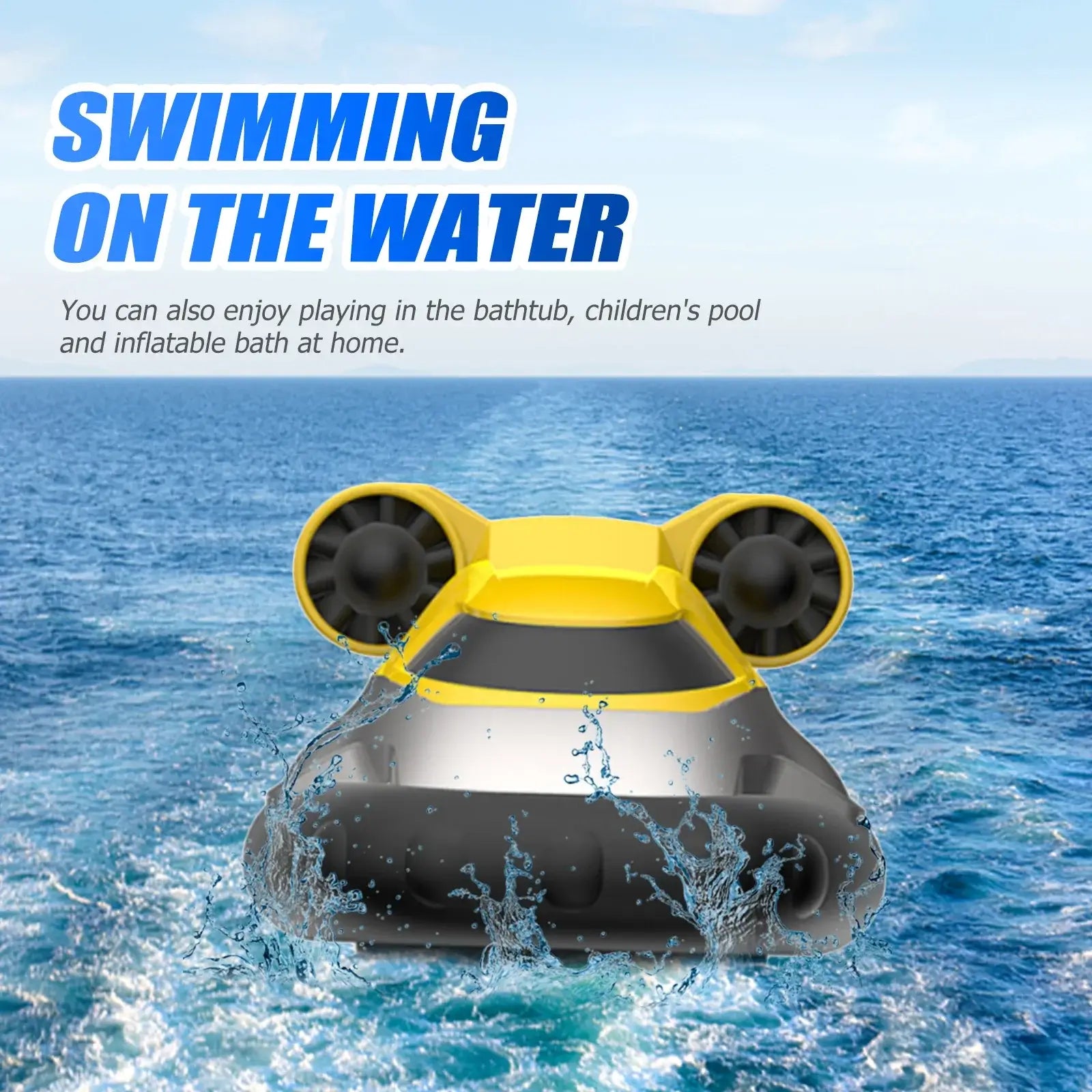 10km/h 2.4ghz 4ch Rc Boat Water Game Toys Remote Control Speedboat Sportsman Specialty Products