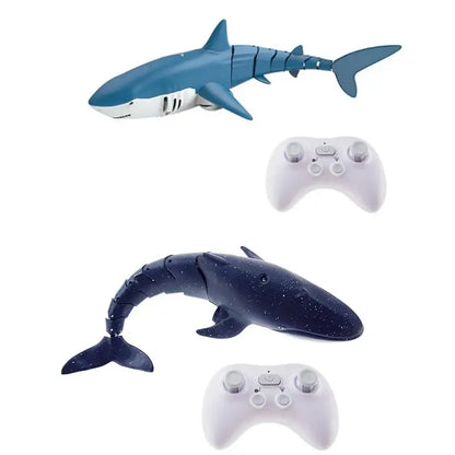 Rc Shark whale Spray Water Toy Remote Controlled