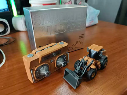 Rc Bulldozer Mini 1:64 Excavator Dumper