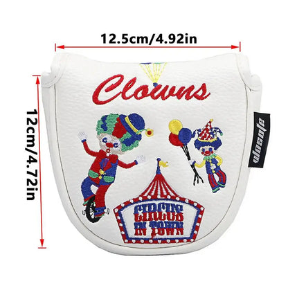 Mallet Putter Headcover Waterproof PU Clown Pattern Sportsman Specialty Products