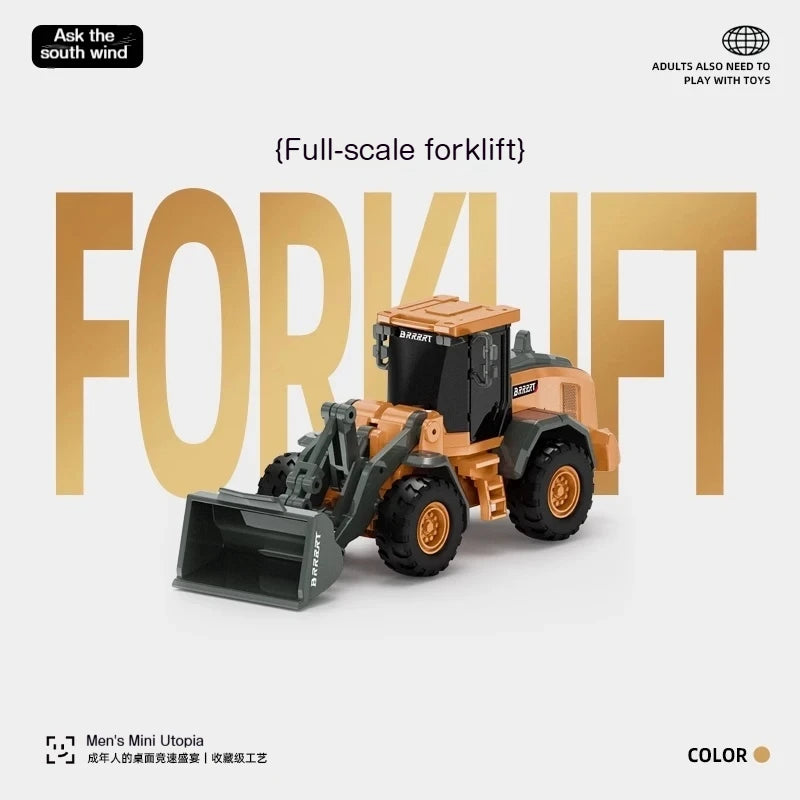 Rc Bulldozer Mini 1:64 Excavator Dumper