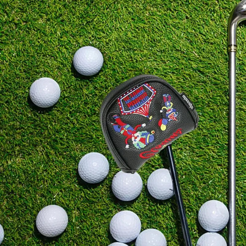 Mallet Putter Headcover Waterproof PU Clown Pattern Sportsman Specialty Products