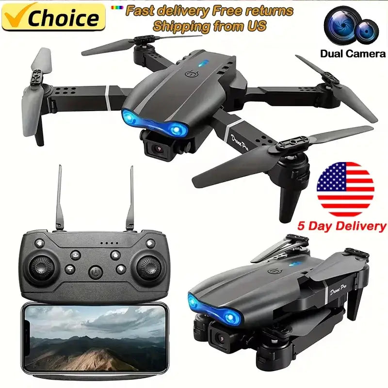 New E99Pro RC Drone 4K Professinal With 1080P Wide Angle HD Camera Sportsman Specialty Products