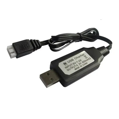 RC Car Battery 7.4V 400mAh pack with JST plug for remote control vehicles.