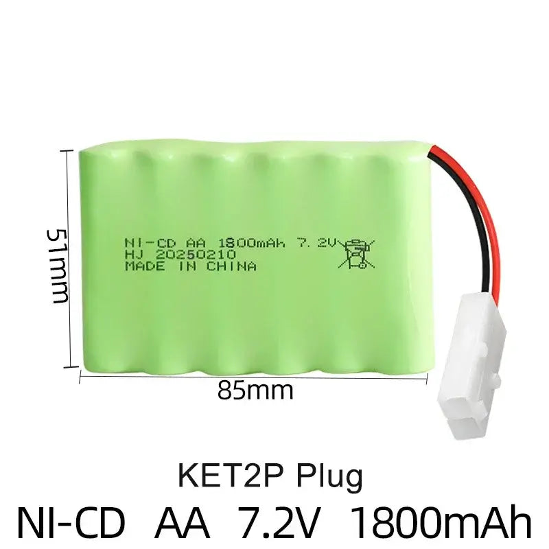 RC Truck Lipo Battery 7.2V 1800mah RC Battery Packs