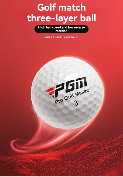 premium golf balls for competition training PGM three-layer ball for high speed and low reverse rotation