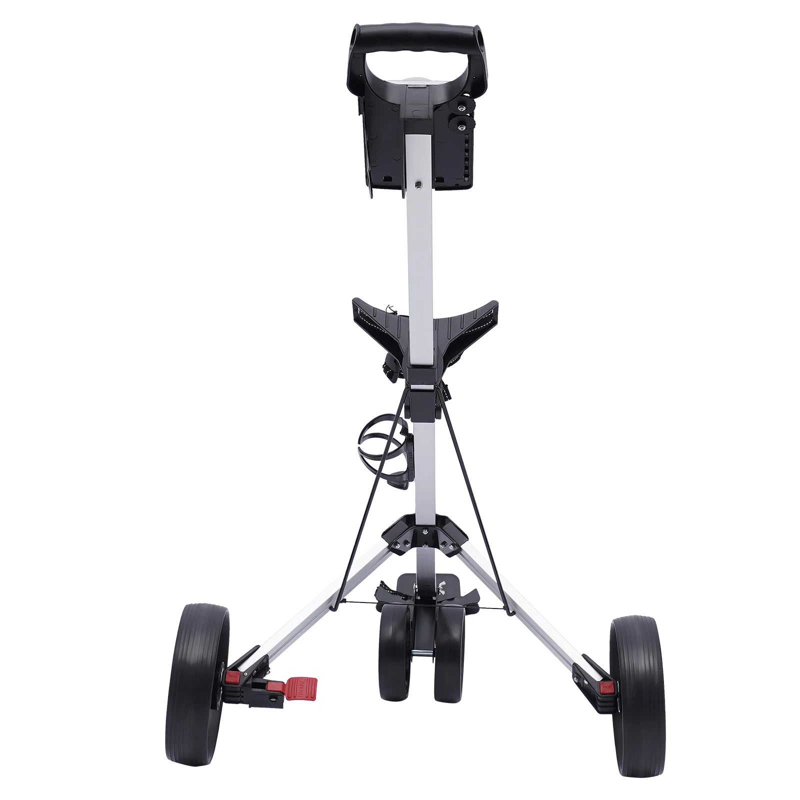 Sportsman Specialty Products Unisex Multi-functional 3-wheel Foldable Golf Push Cart Portable Lightweight