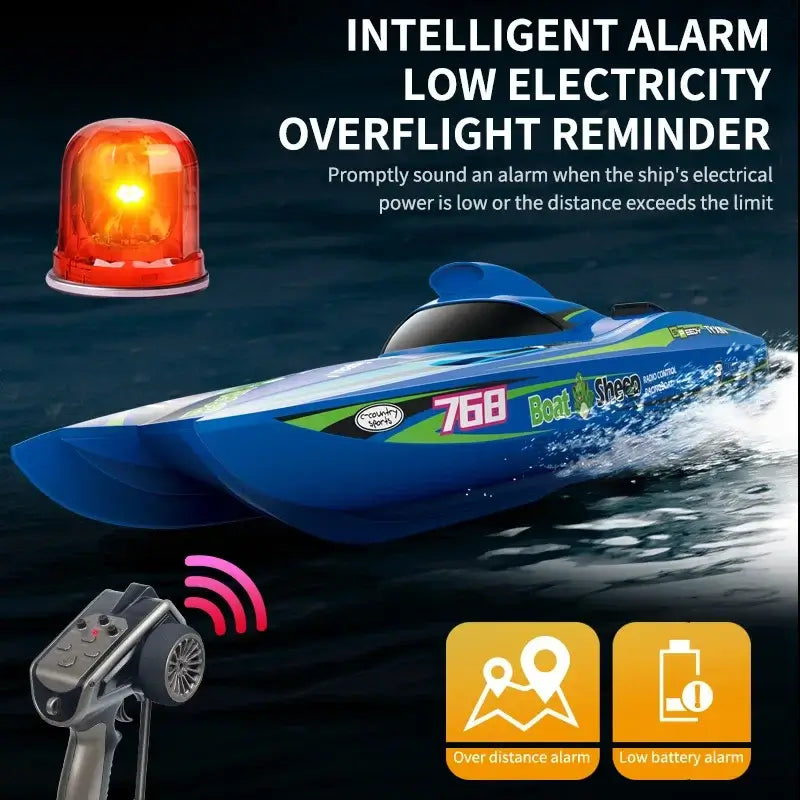 2.4G Brushless Boat TX768 RC Boat 2.4G Remote Control Turbojet SpeedboatBrushless Boat TX768 RC Boat - High Speed Turbojet