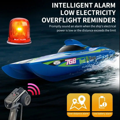 2.4G Brushless Boat TX768 RC Boat 2.4G Remote Control Turbojet SpeedboatBrushless Boat TX768 RC Boat - High Speed Turbojet
