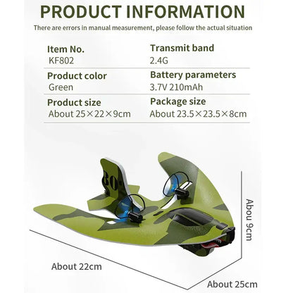 RC Plane 2.4G Remote Control Airplane Sportsman Specialty Products