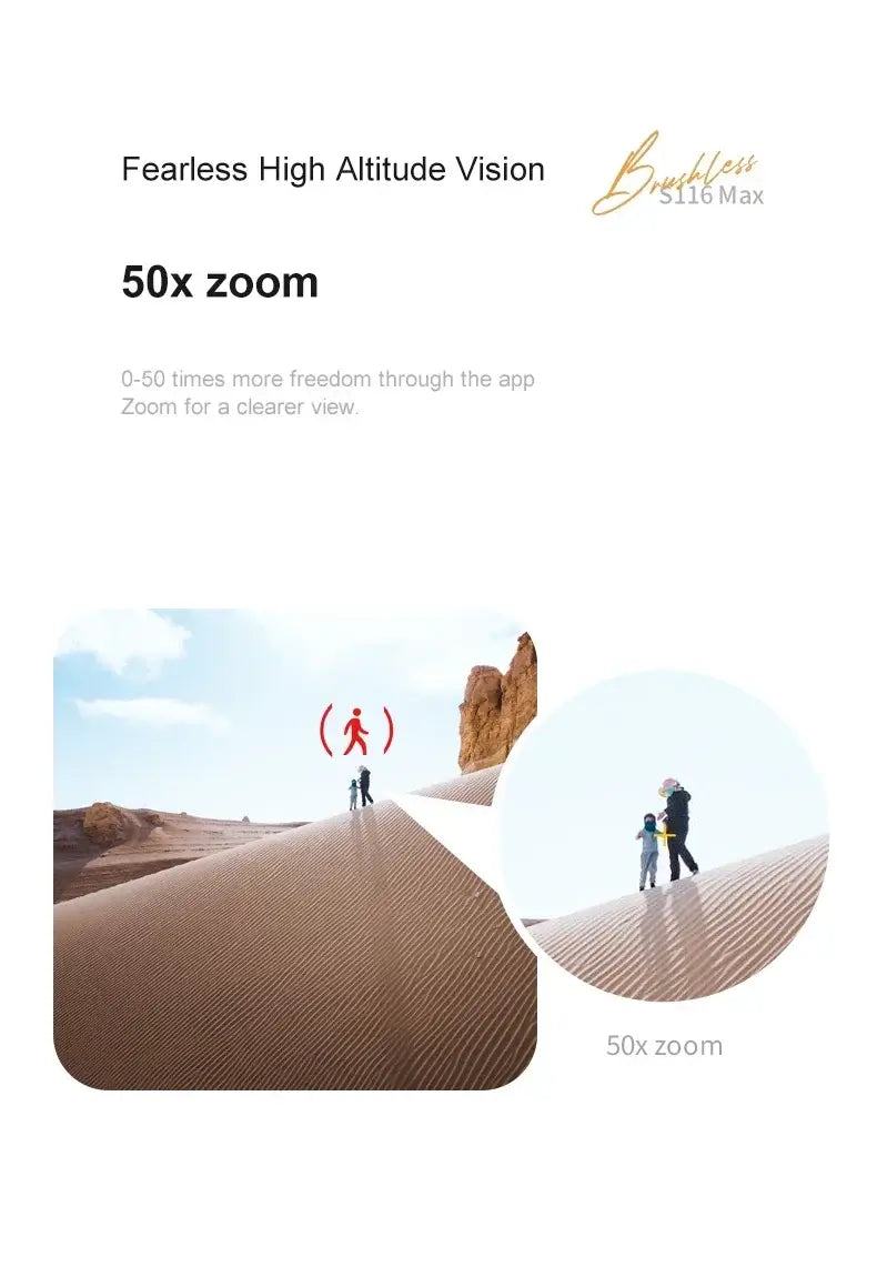 S116 MAX Drone Professional with 3 Batteries 8K Dual Camera Optical Sportsman Specialty Products