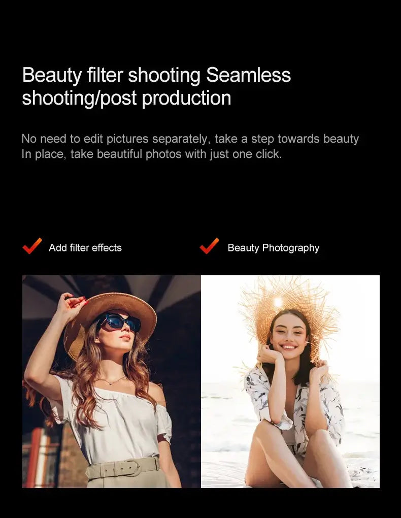 Beauty filter photo showcasing seamless shooting and post production with effective beauty photography.