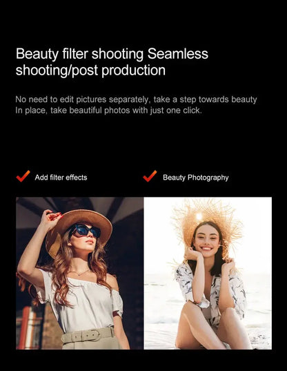 Beauty filter photo showcasing seamless shooting and post production with effective beauty photography.