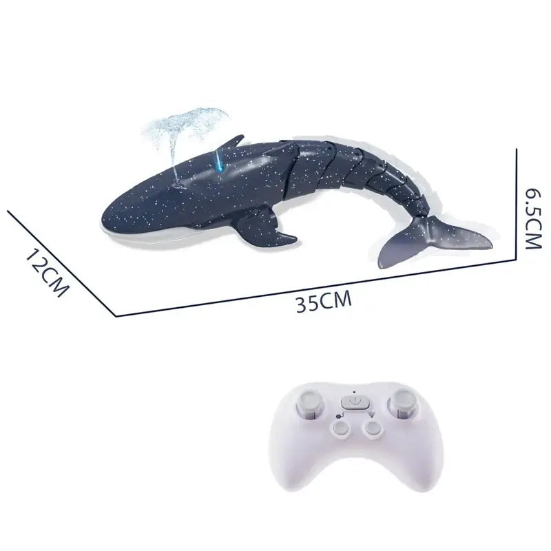 Rc Shark whale Spray Water Toy Remote Controlled