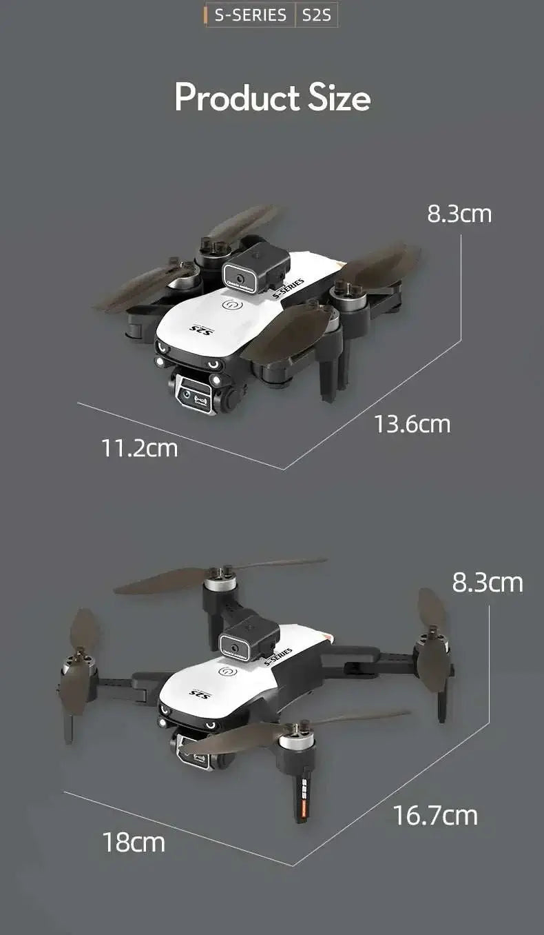 S2S Mini Drone 4k 8K HD Camera Obstacle Avoidance Aerial Photography Sportsman Specialty Products