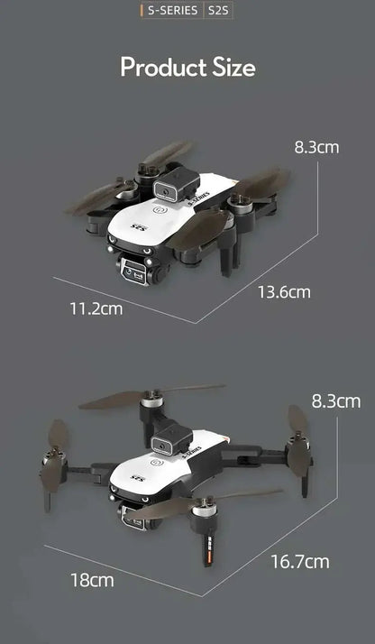 S2S Mini Drone 4k 8K HD Camera Obstacle Avoidance Aerial Photography Sportsman Specialty Products