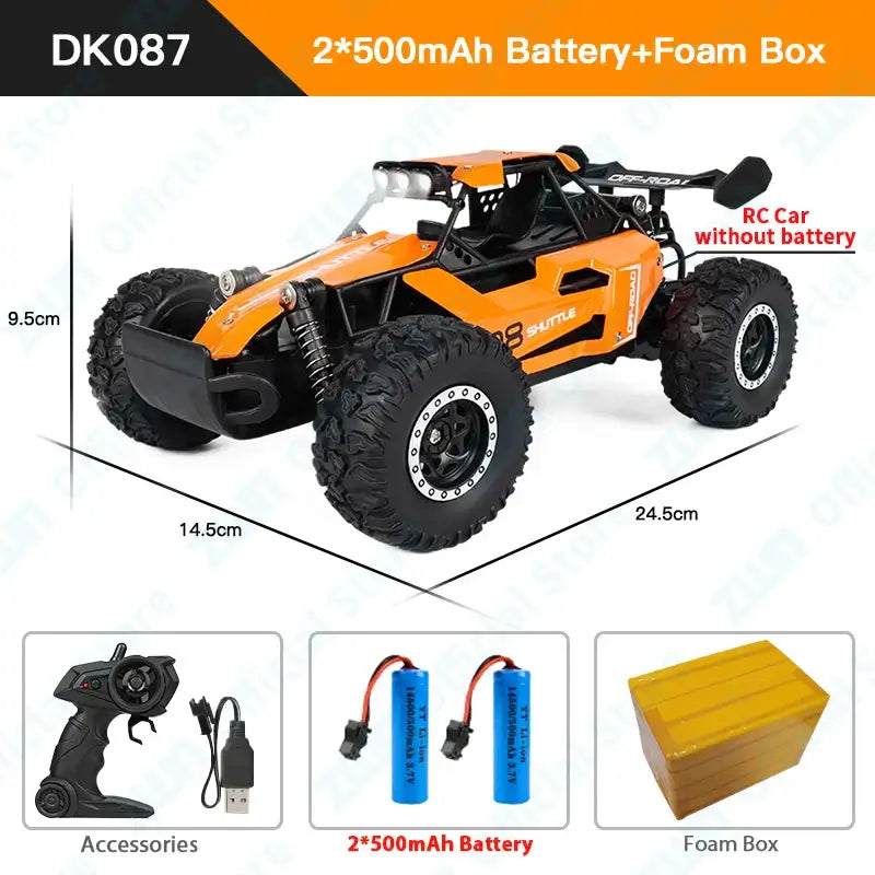 RC Car With LED Lights 2WD Off-road ZWN 1:16 Sportsman Specialty Products