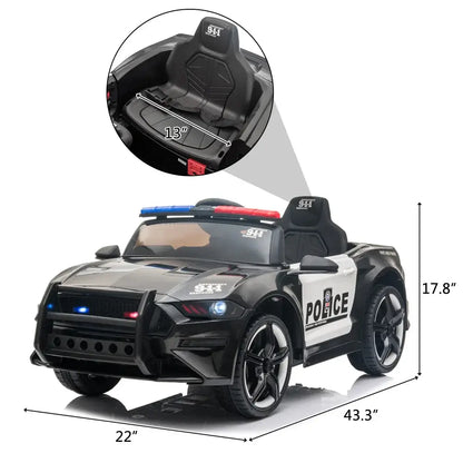 12V Kids Ride On Car ,Police sports car,2.4GHZ Sportsman Specialty Products