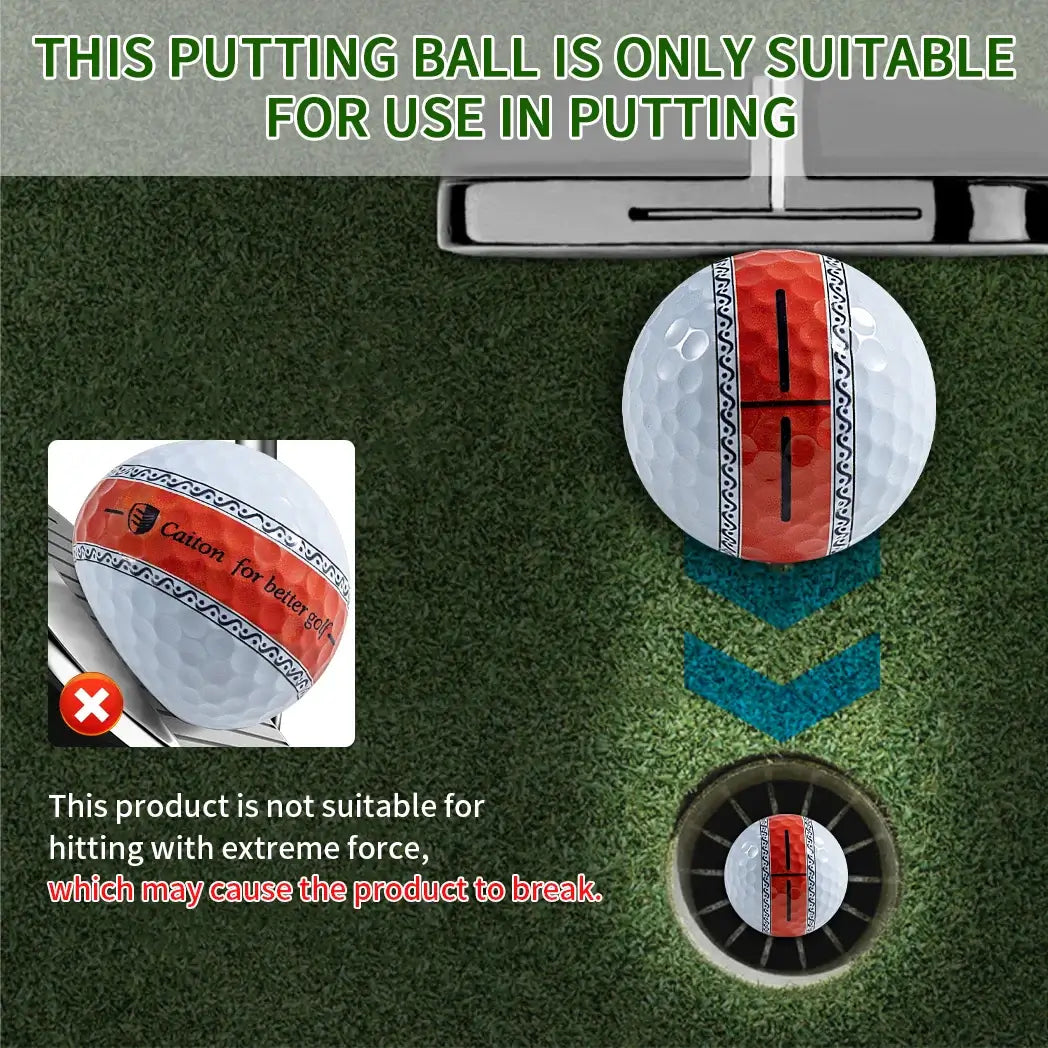 Caiton 12/3pcs 3-Layer PU Putter Golf Ball Sportsman Specialty Products