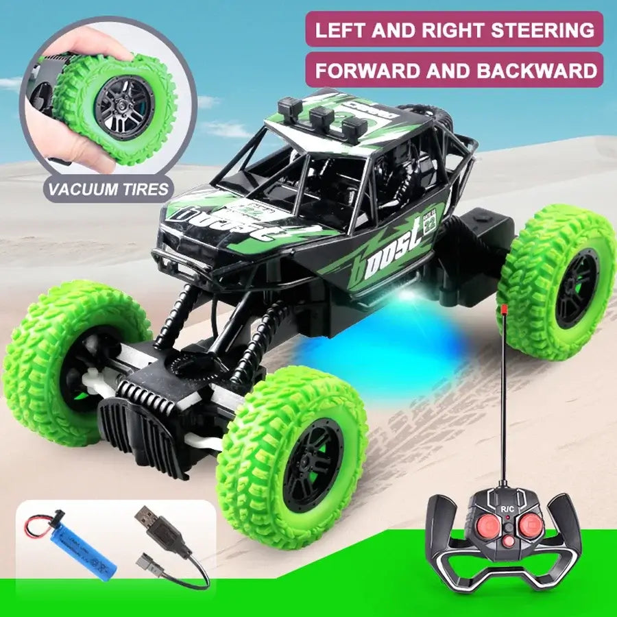 Remote Control Off Road Toy Car Colorful Flashing Lights