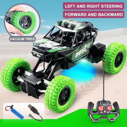 Remote Control Off Road Toy Car Colorful Flashing Lights