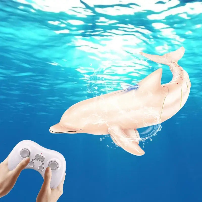 Rc Dolphin Whale Spray Water Light Shark Toy Remote Controlled Boat Sportsman Specialty Products