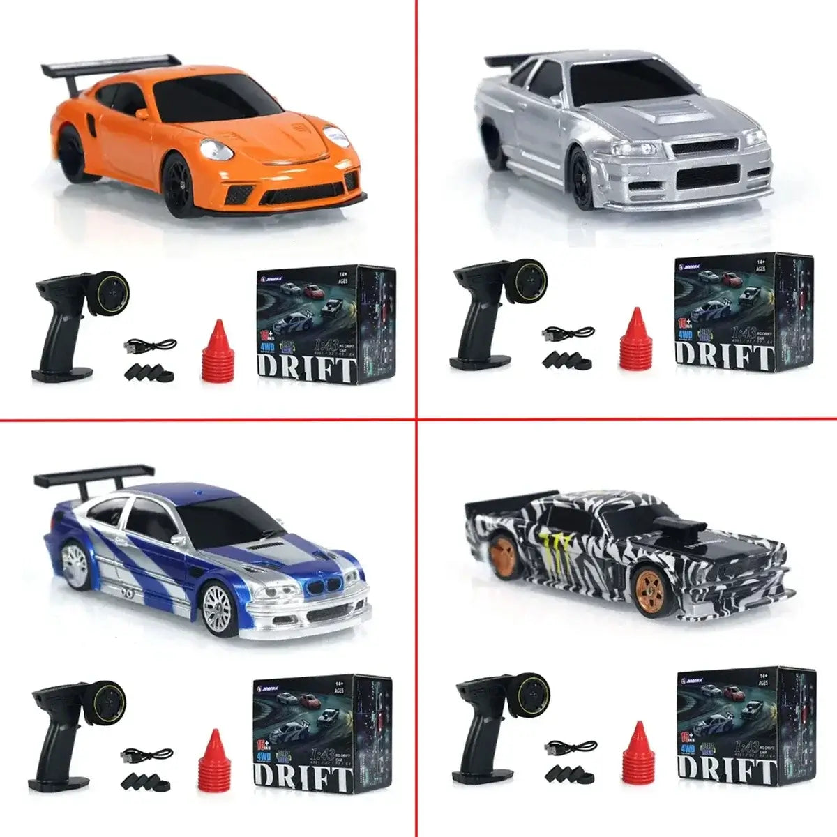 RC Drift Car 143 4WD Remote Control Car High Speed