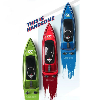 805 Mini RC Boat Radio Remote Controlled One-Button Shift Sportsman Specialty Products
