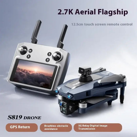 S819 Drone Three-Axis Gimbal Brushless Aerial Photography Screen Control Gps Sportsman Specialty Products