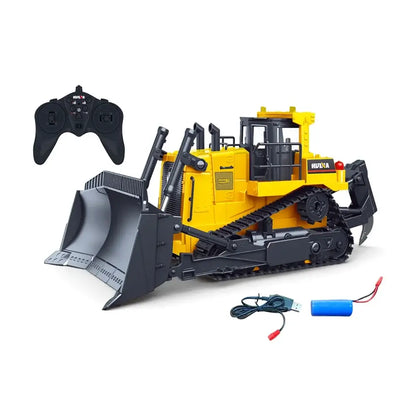 HUINA 1554 RC Bulldozer Rc Bagger Crawler Excavator