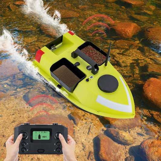 Fishing Boat, Twin 390 Motors, 52W Power, Waterproof, Remote Control, Long-Lasting Battery for Outdoor Adventures Sportsman Specialty Products