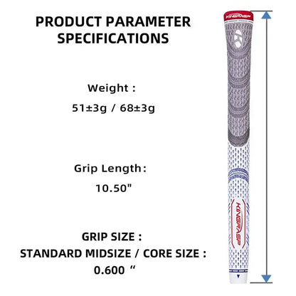 Men Women Anti-skid Shock-absorbing Golf Grips High Quality Rubber Sportsman Specialty Products