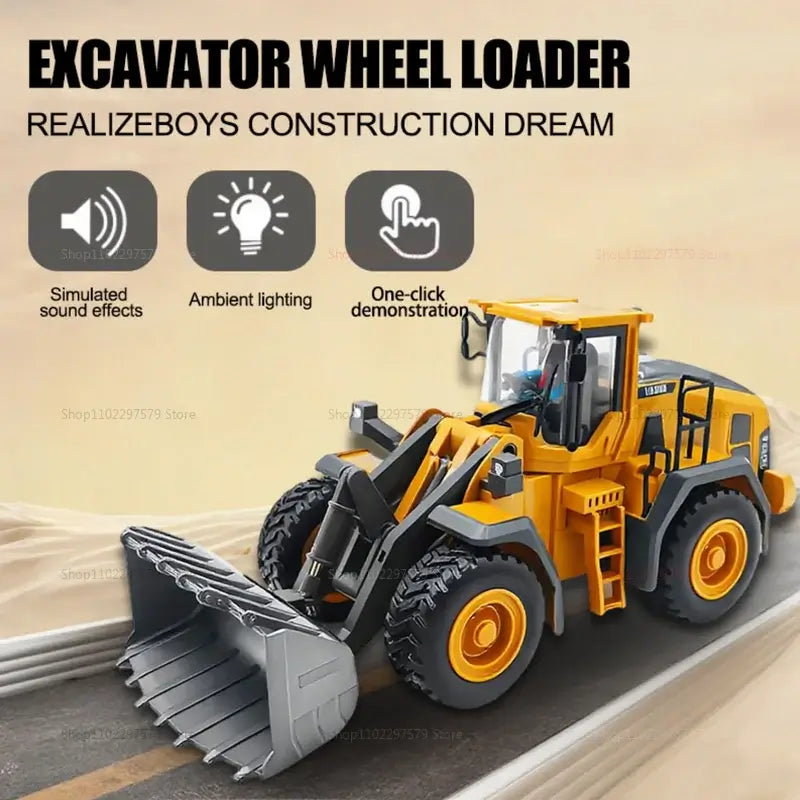 Remote Control Excavator Dump Truck Bulldozer Sportsman Specialty Products