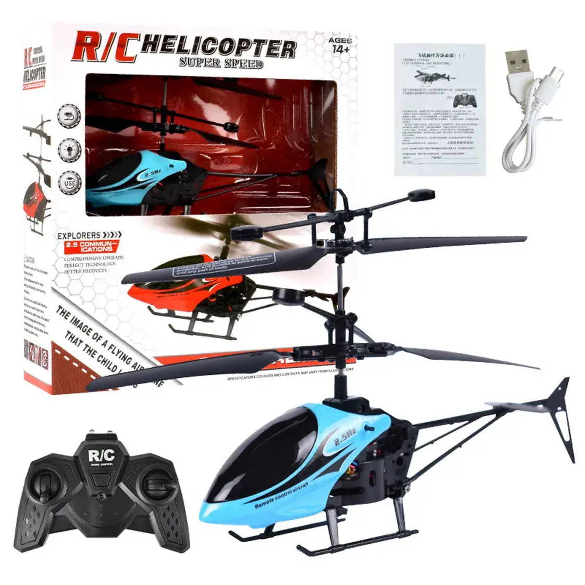Remote Control Helicopter 2-Channel Remote Control Aircraft