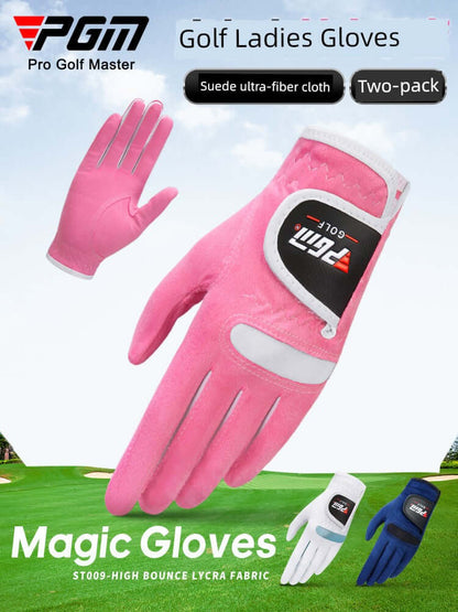 PGM Microfiber Cloth Non Slip Breathable Golf Gloves Sportsman Specialty Products
