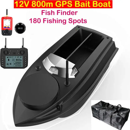V030 RC Bait Boat 12V 180 Fishing Point Load 3KG
