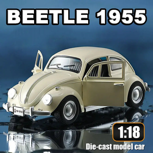 1:18 Scale Beetle 1955 Model Toy Cars Sportsman Specialty Products