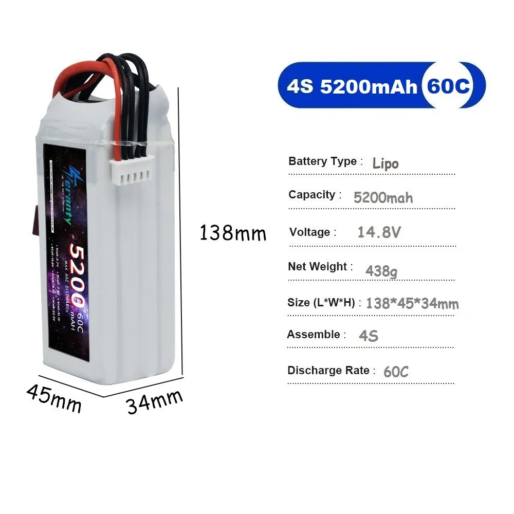 14.8V RC LiPo Battery
