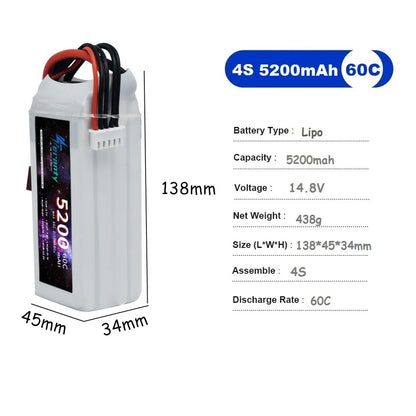 14.8V RC LiPo Battery