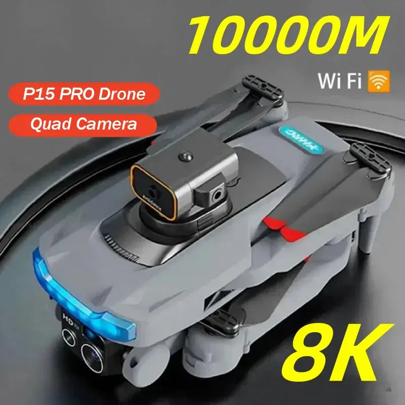 P15 PRO Drone 4K HD Professional Obstacle Avoidance Optical Flow Sportsman Specialty Products