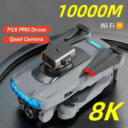 P15 PRO Drone 4K HD Professional Obstacle Avoidance Optical Flow Sportsman Specialty Products
